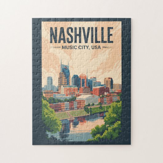 Activiteiten in de omgeving van Nashville Tennesse Legpuzzel (Verticaal)
