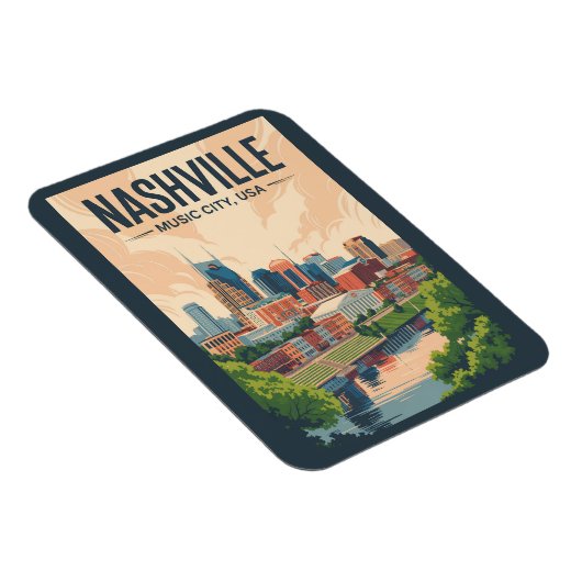 Activiteiten in de omgeving van Nashville Tennesse Magneet (Rechterzijde)