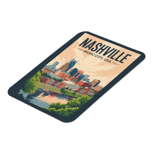 Activiteiten in de omgeving van Nashville Tennesse Magneet (Linkerzijde)