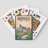 Activiteiten in de omgeving van Nashville Tennesse Pokerkaarten (Achterkant)