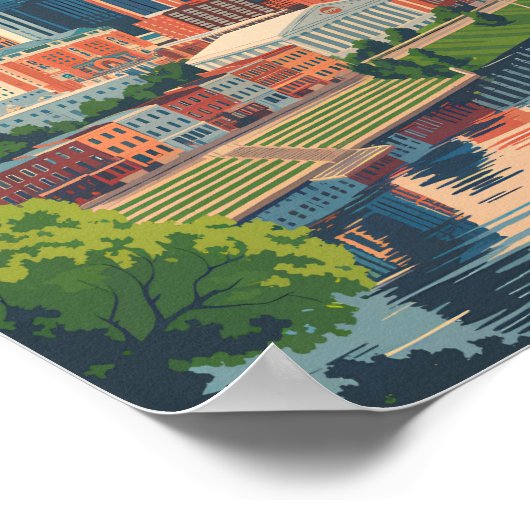 Activiteiten in de omgeving van Nashville Tennesse Poster (Hoek)