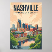Activiteiten in de omgeving van Nashville Tennesse Poster (Voorkant)