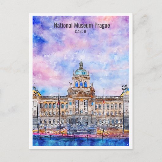 Activiteiten in de omgeving van National Museum Pr Briefkaart (Voorkant)