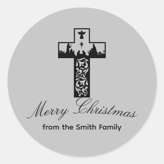 Activiteiten in de omgeving van Nativity Scene Cro Ronde Sticker (Voorkant)