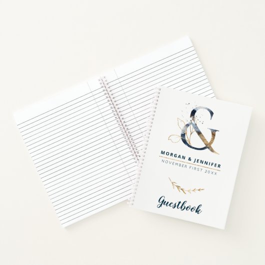 Activiteiten in de omgeving van Navy and Gold Ampe Notitieboek (Binnen)