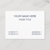 Activiteiten in de omgeving van Navy Blue Stripe B Visitekaartje (Achterkant)