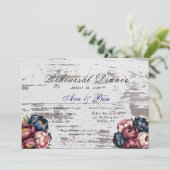 Activiteiten in de omgeving van Navy Burgundy Pink Kaart (Staand voorkant)