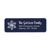 Activiteiten in de omgeving van Navy Winter Snowfl Etiket (Voorkant)