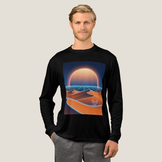 Activiteiten in de omgeving van Neon Dunes - Synth Tri-Blend Shirt (Voorkant)