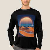 Activiteiten in de omgeving van Neon Dunes - Synth Tri-Blend Shirt (Voorkant volledig)