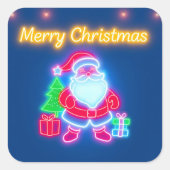 Activiteiten in de omgeving van Neon Modern Christ Vierkante Sticker (Voorkant)