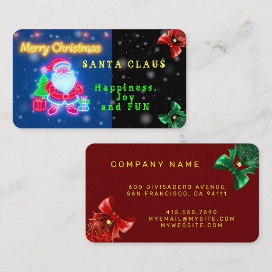 Activiteiten in de omgeving van Neon Modern Christ Visitekaartje (Voorkant / Achterkant)