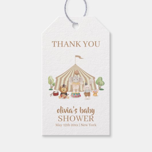 Activiteiten in de omgeving van Neutral Boho Magic Cadeaulabel (Voorkant)