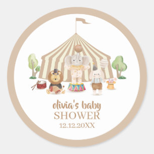 Activiteiten in de omgeving van Neutral Boho Magic Ronde Sticker