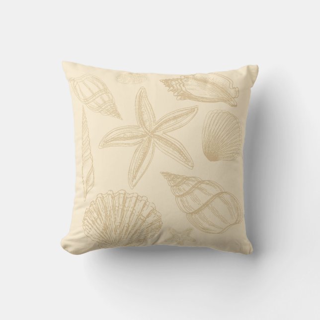 Activiteiten in de omgeving van Neutral Tan Beige  Kussen (Voorkant)