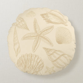 Activiteiten in de omgeving van Neutral Tan Beige  Rond Kussen