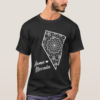 Activiteiten in de omgeving van Nevada Fractal Man T-shirt