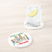 Activiteiten in de omgeving van Nevada Funny Trail Zandsteen Onderzetter (Zijkant)