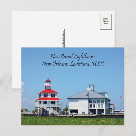 Activiteiten in de omgeving van New Canal Lighthou Briefkaart (Voorkant / Achterkant)