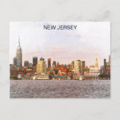 Activiteiten in de omgeving van New Jersey Citysca Briefkaart (Voorkant)