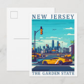 Activiteiten in de omgeving van New Jersey the Gar Briefkaart (Voorkant / Achterkant)