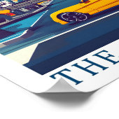 Activiteiten in de omgeving van New Jersey the Gar Poster (Hoek)