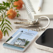 Activiteiten in de omgeving van New London Harbor  Sleutelhanger (Voorkant Rechts)