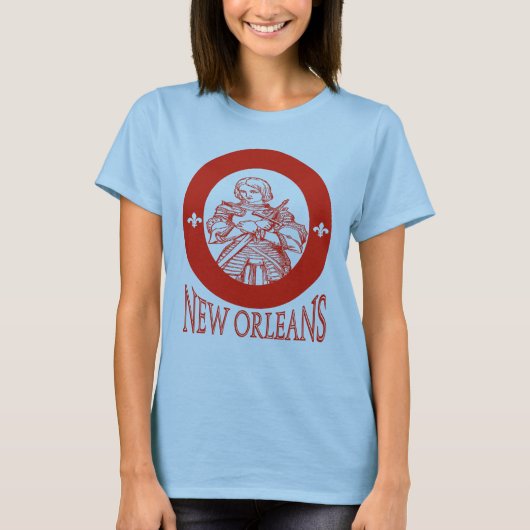 Activiteiten in de omgeving van New Orleans Joan o T-shirt (Voorkant)