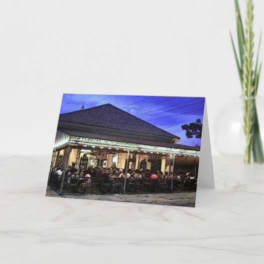 Activiteiten in de omgeving van New Orleans Restau Kaart (Voorkant)