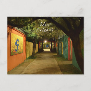 Activiteiten in de omgeving van New Orleans Street Feestdagenkaart