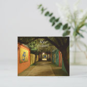 Activiteiten in de omgeving van New Orleans Street Feestdagenkaart (Staand voorkant)