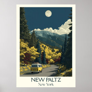 Activiteiten in de omgeving van New Paltz New York Poster