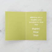 Activiteiten in de omgeving van New Year's Moon Ha Feestdagen Kaart (Binnen)