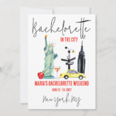 Activiteiten in de omgeving van New York City Bach Kaart (Voorkant)