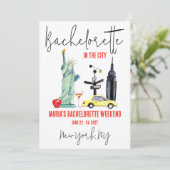 Activiteiten in de omgeving van New York City Bach Kaart (Staand voorkant)