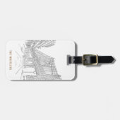 Activiteiten in de omgeving van New York City Manh Bagagelabel (Voorkant horizontaal)