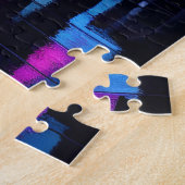 Activiteiten in de omgeving van New York City Neon Legpuzzel (Zijkant)