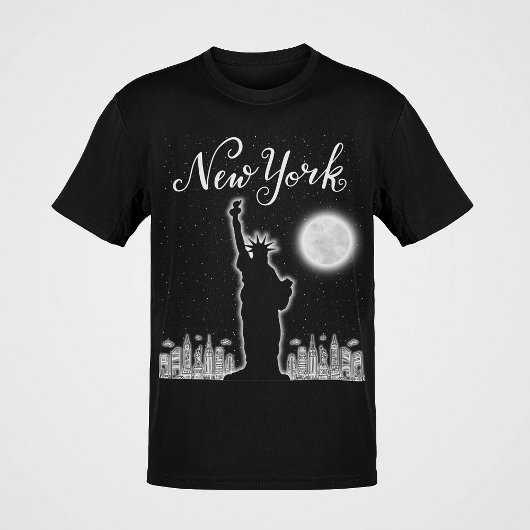 Activiteiten in de omgeving van New York City Nigh T-shirt