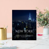 Activiteiten in de omgeving van New York City Skyl Acryl Bord (Huwelijk)