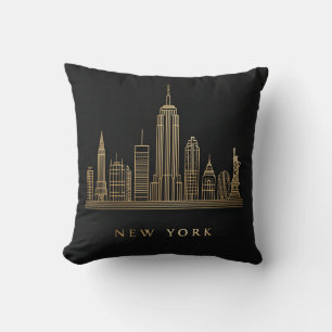 Activiteiten in de omgeving van New York City Skyl Kussen