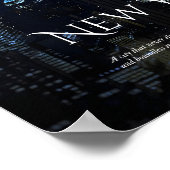 Activiteiten in de omgeving van New York City Skyl Poster (Hoek)