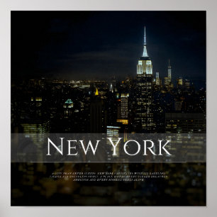Activiteiten in de omgeving van New York City Skyl Poster