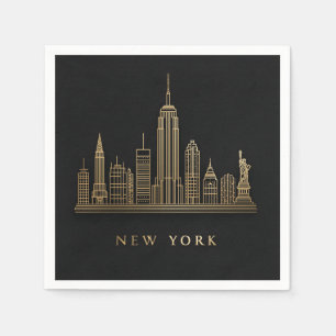 Activiteiten in de omgeving van New York City Skyl Servet