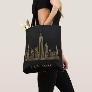 Activiteiten in de omgeving van New York City Skyl Tote Bag