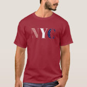 Activiteiten in de omgeving van New York City Star T-shirt (Voorkant)