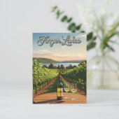 Activiteiten in de omgeving van New York Finger La Briefkaart (Staand voorkant)