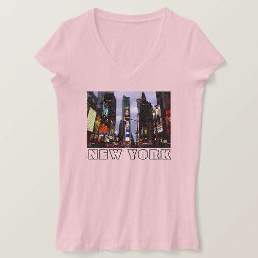 Activiteiten in de omgeving van New York Souvenir  T-shirt (Design voorkant)