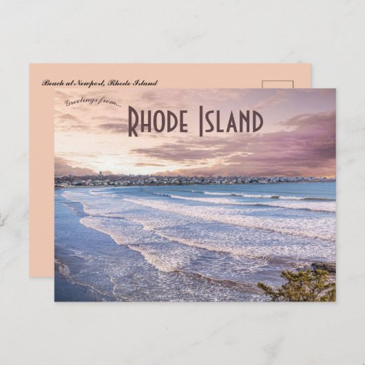 Activiteiten in de omgeving van Newport Rhode Isla Briefkaart (Voorkant / Achterkant)