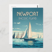 Activiteiten in de omgeving van Newport Rhode Isla Briefkaart (Voorkant / Achterkant)