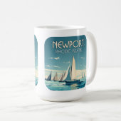 Activiteiten in de omgeving van Newport Rhode Isla Koffiemok (Voorkant rechts)